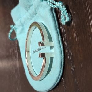 Tiffany & Co Tiffany T Square Braclet Sterling Silver